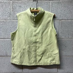 Eileen Fisher willow green Vest